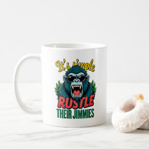 Taza De Café Desatemos a la bestia: ¡Arruinen a sus cabrones!
