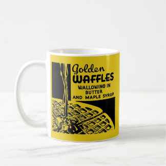 Taza De Café Desayuno de oro de las galletas