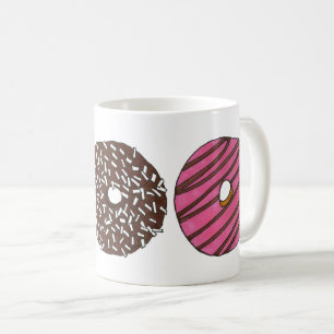 Taza De Café Desayuno Donut Doughnut Shop Junk Food Foodie