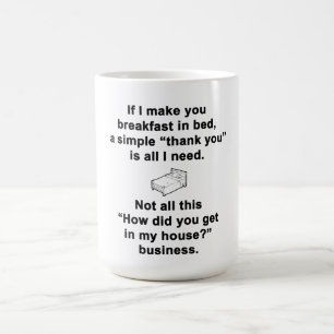 Taza De Café Desayuno en la cama