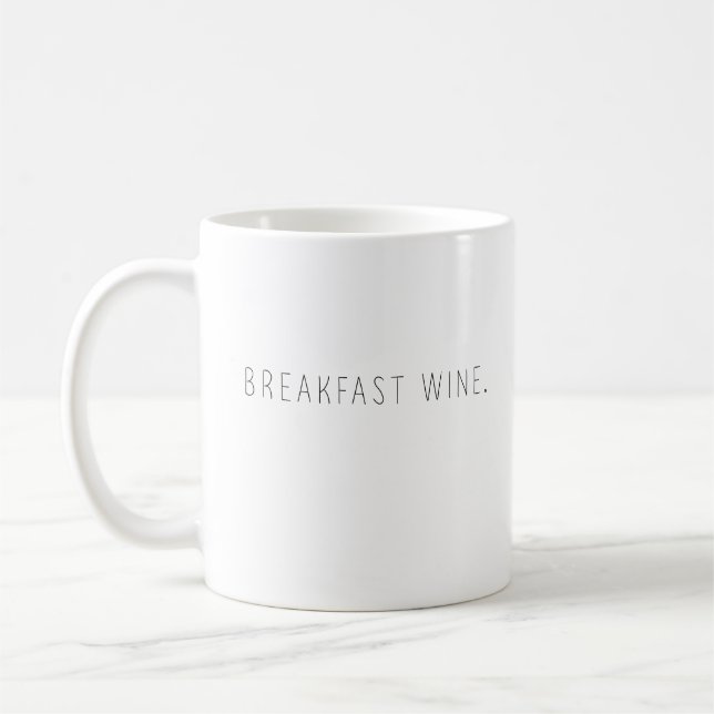 Taza De Café Desayuno Wine Coffee Mug (Izquierda)