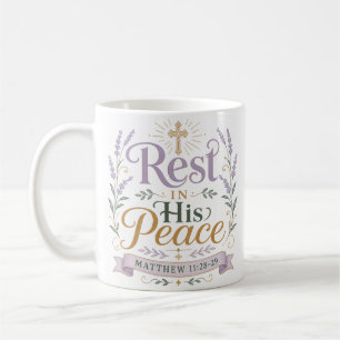 Taza De Café Descansa En Su Paz Cita Religiosa Cristiana