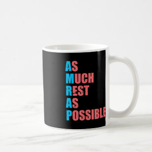Taza De Café Descanse Lo Más Posible AMRAP Fun Trendy