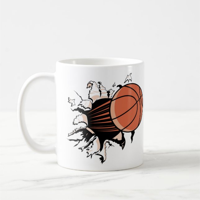 Taza De Café Descanso de baloncesto (Izquierda)
