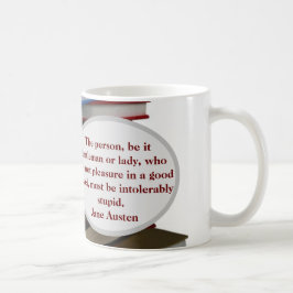 Taza De Café Descanso de la novela Jane Austen