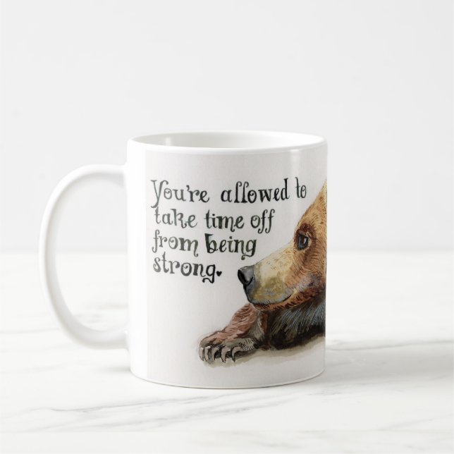 Taza De Café Descanso de Mamá Osa (Izquierda)