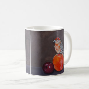 Taza De Café Descanso del mediodía del pinzón doméstico Pintura