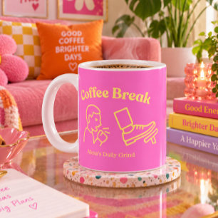 Taza De Café Descanso para tomar café con tos - Divertido perso