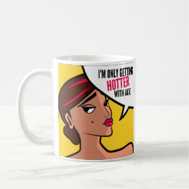 Taza de café descarada caliente
