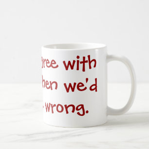 Taza de café descarada de la cita