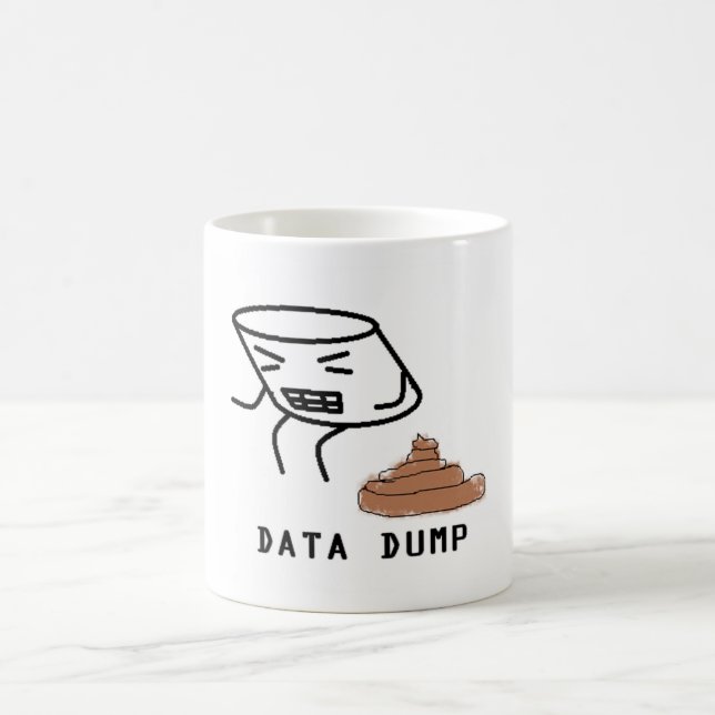 Taza De Café Descarga de los datos (Centro)