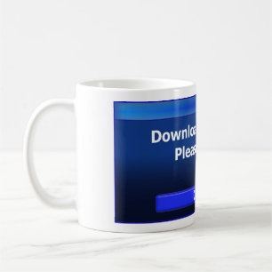 Taza De Café Descargando futuro
