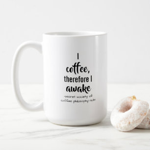Taza De Café Descartes Coffee Philosophy Twist