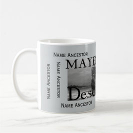 Taza De Café Descendiente w/Room de Mayflower para 8 nombres