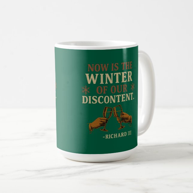 Taza De Café Descontento de Navidad  (Anverso derecho)