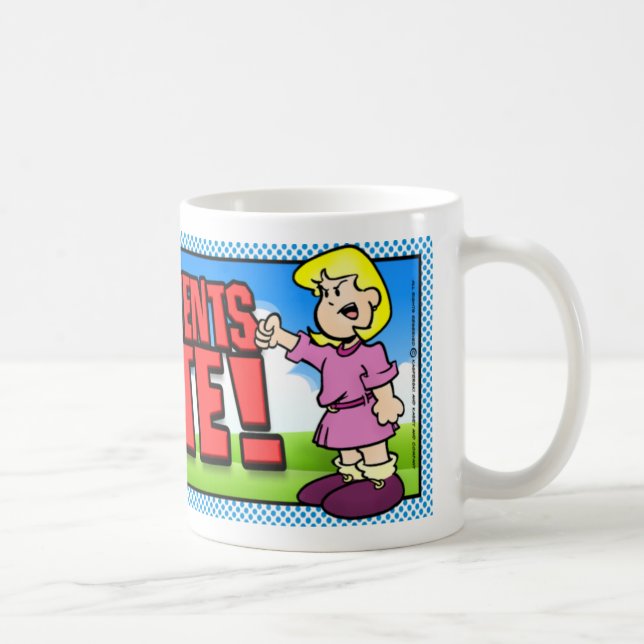 Taza De Café Descontentos Uníos (Derecha)