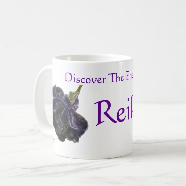 Taza De Café Descubre La Energía Del Rosa Reiki (Anverso izquierdo)