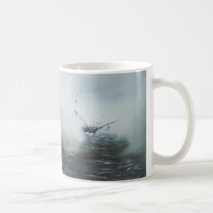Taza De Café Descubrimiento un claro en el capitán de la niebla