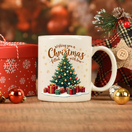 Taza De Café Deseándote un Navidad lleno de amor