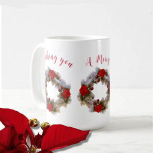 Taza De Café Desearte un buen tazón navideño