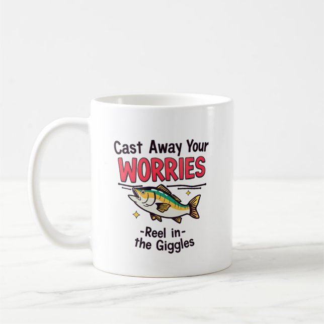 Taza De Café Desecha Tus Preocupaciones (Izquierda)