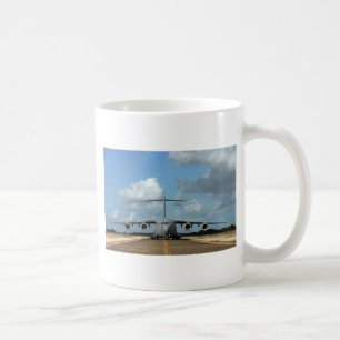Taza De Café Desembarco de avión de carga militar