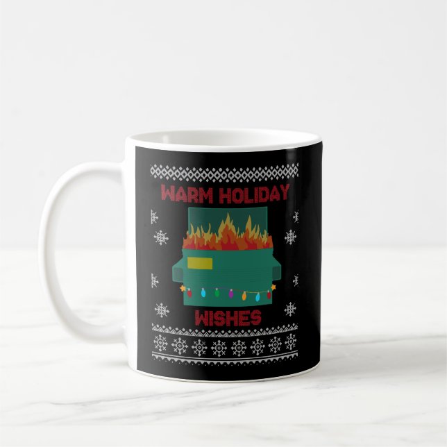 Taza De Café Deseos cálidos de vacaciones de basureros Fantasma (Izquierda)
