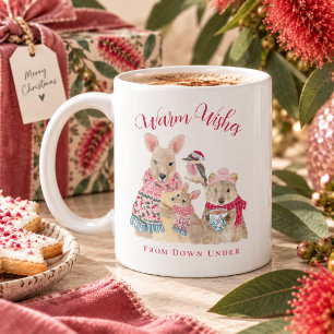 Taza De Café Deseos Cálidos Desde Down Under Navidad Australian