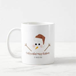 Taza De Café ¡Deseos fríos! Feliz Navidad Mug