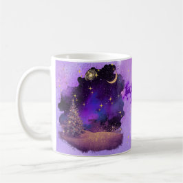 Taza De Café Deseos navideños celestiales
