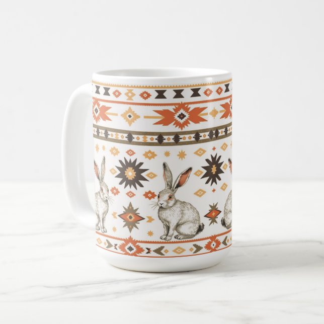 Taza De Café Desert Hares Mug (Anverso izquierdo)