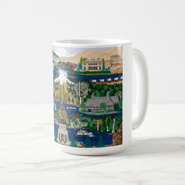 Taza De Café Desfiladero del río Columbia (Anverso derecho)