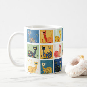 Taza De Café Desfile de gatos sensacional