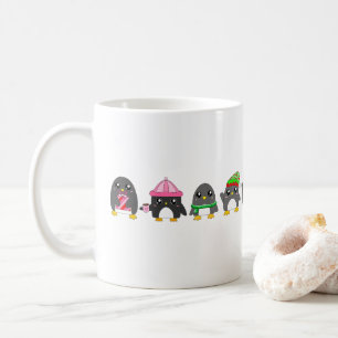 Taza De Café Desfile de Pingüinos