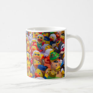 Taza De Café Desfile Ducky de goma