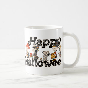 Taza De Café Desfile Feliz Halloween de la Pandilla de Peanuts