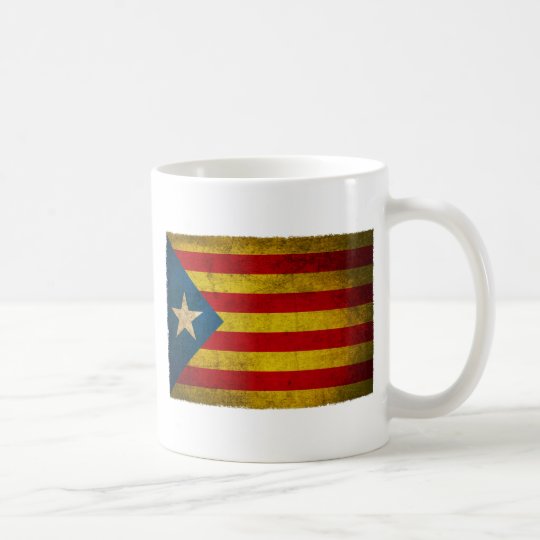 Taza De Café Desgastada del blava de Estelada