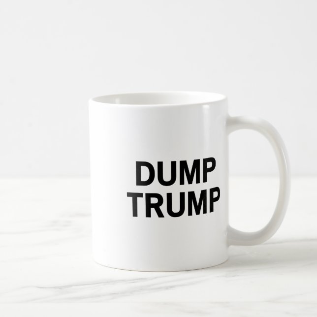 Taza De Café Deshacerse de Trump _2  (Derecha)