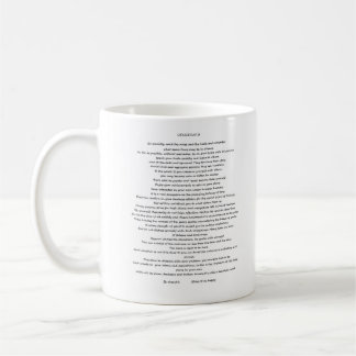 TAZA DE CAFÉ DESIDERATA MAX EHRMANN PERSONALIZADO