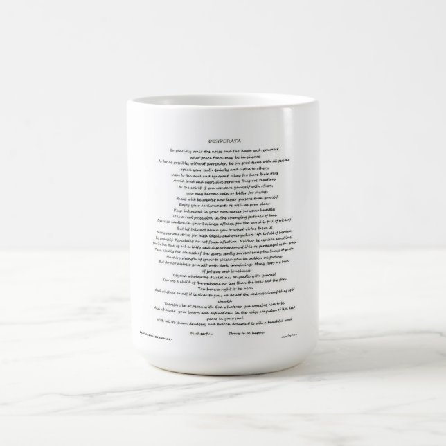TAZA DE CAFÉ DESIDERATA MUG (Centro)