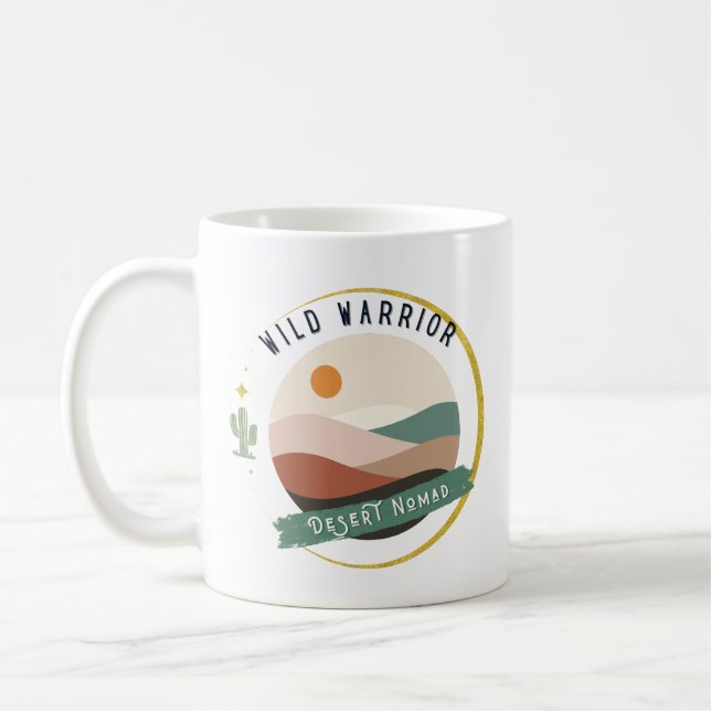 Taza De Café Desierto Nomad de Guerrero Salvaje (Izquierda)