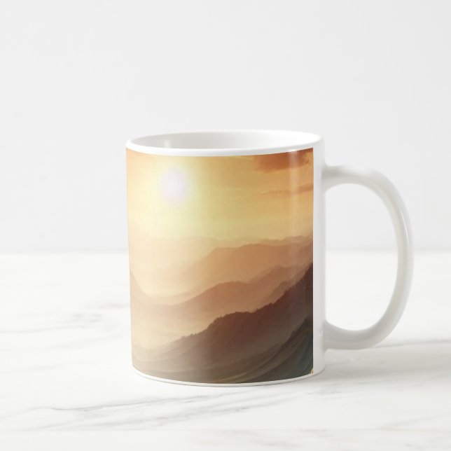 Taza De Café Desierto tranquilo (Derecha)