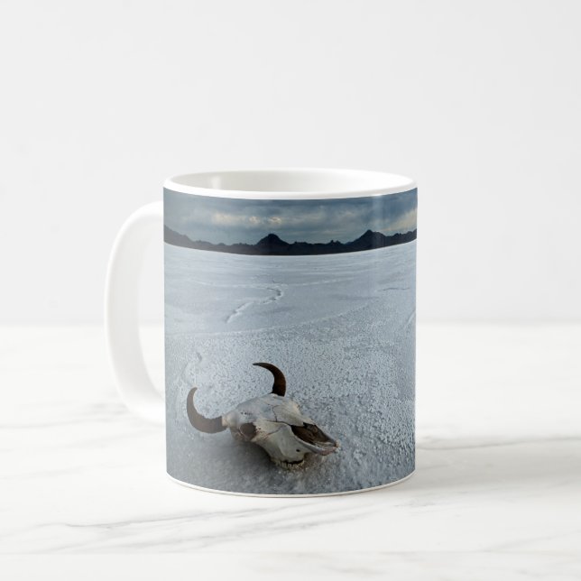 Taza De Café Desiertos | Bonneville Salt Flats Utah (Anverso izquierdo)
