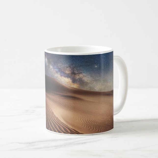 Taza De Café Desiertos | Ciudad Ordos Mongolia China (Anverso derecho)