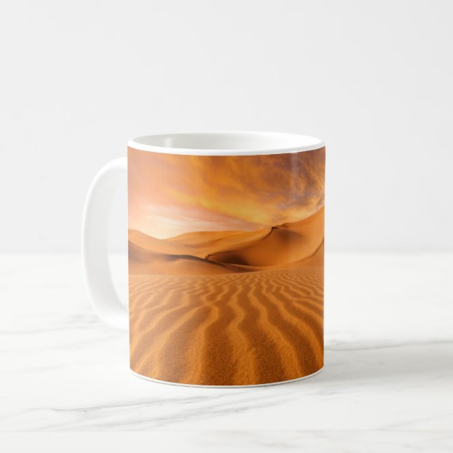 Taza De Café Desiertos | Desierto en los Emiratos Árabes Unidos (Anverso izquierdo)