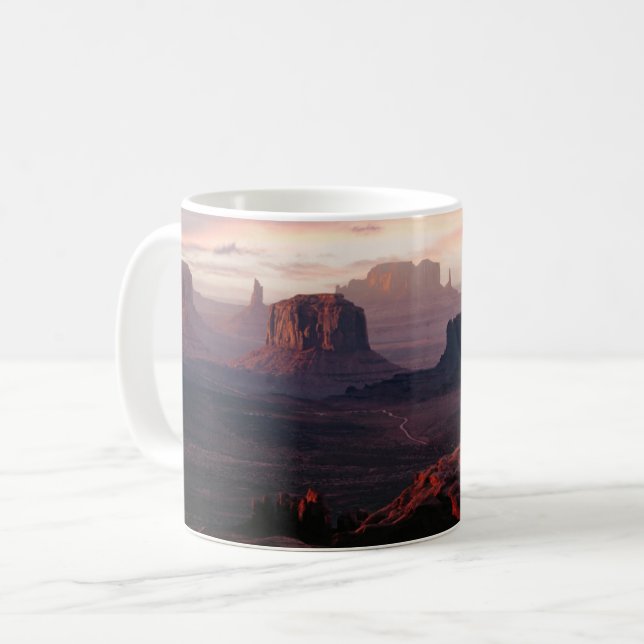 Taza De Café Desiertos | Monument Valley Utah-Ariziona (Anverso izquierdo)
