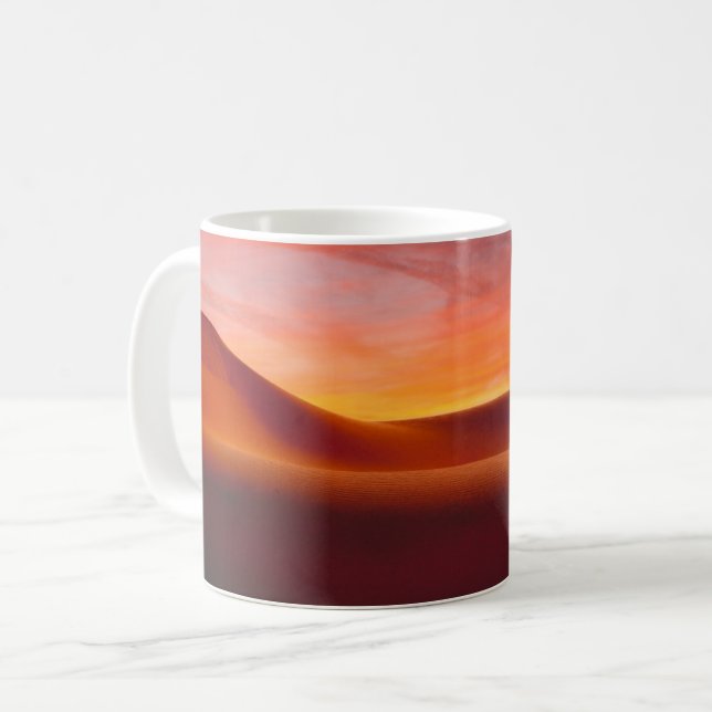Taza De Café Desiertos | Paisaje del desierto en rollo (Anverso izquierdo)