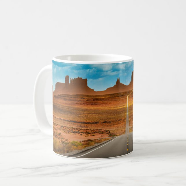 Taza De Café Desiertos | Valle del Monumento, Utah (Anverso izquierdo)