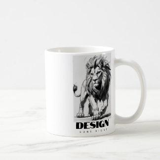 TAZA DE CAFÉ DESIGNE LION