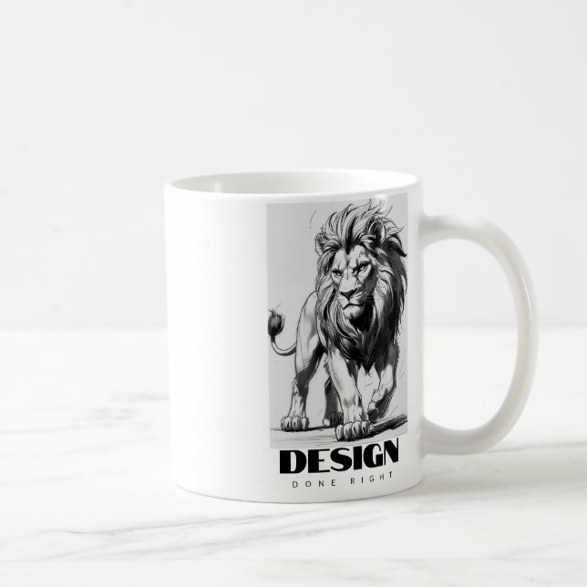 TAZA DE CAFÉ DESIGNE LION (Derecha)